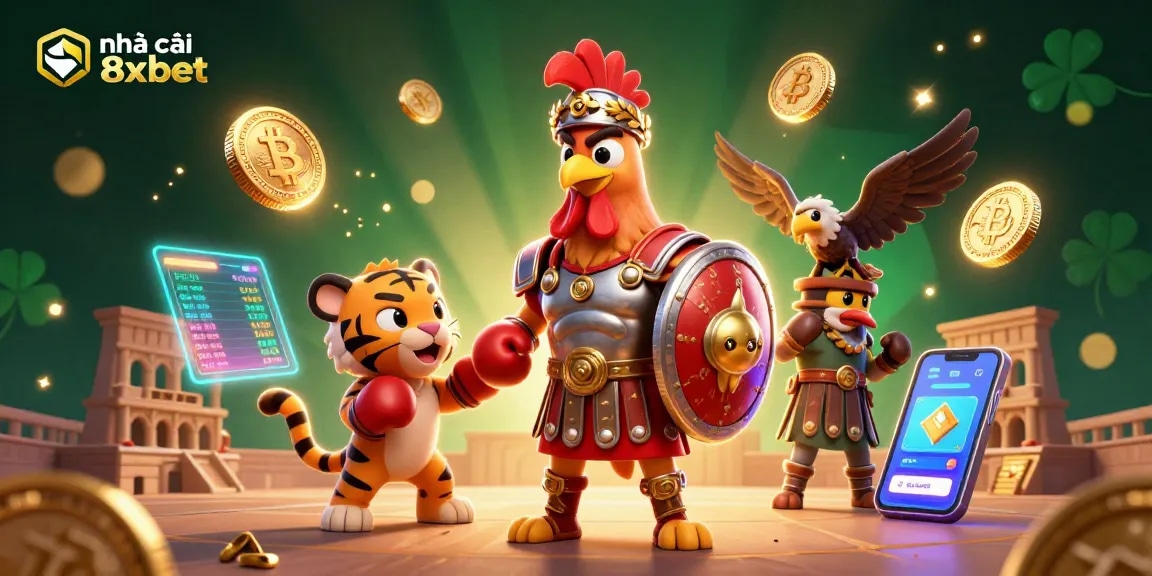 Experience excitement at nhà cái 8xbet with digital gaming elements and immersive 3D characters.