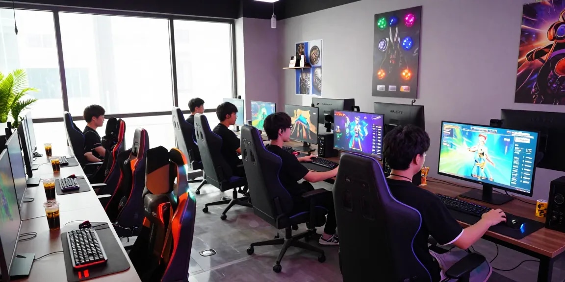 Ruang permainan online BATIK88 dengan berbagai gamer bermain di layar besar, menciptakan suasana energik dan seru di https://collectnews01.com/ひぐらしのなく頃に漫画順番