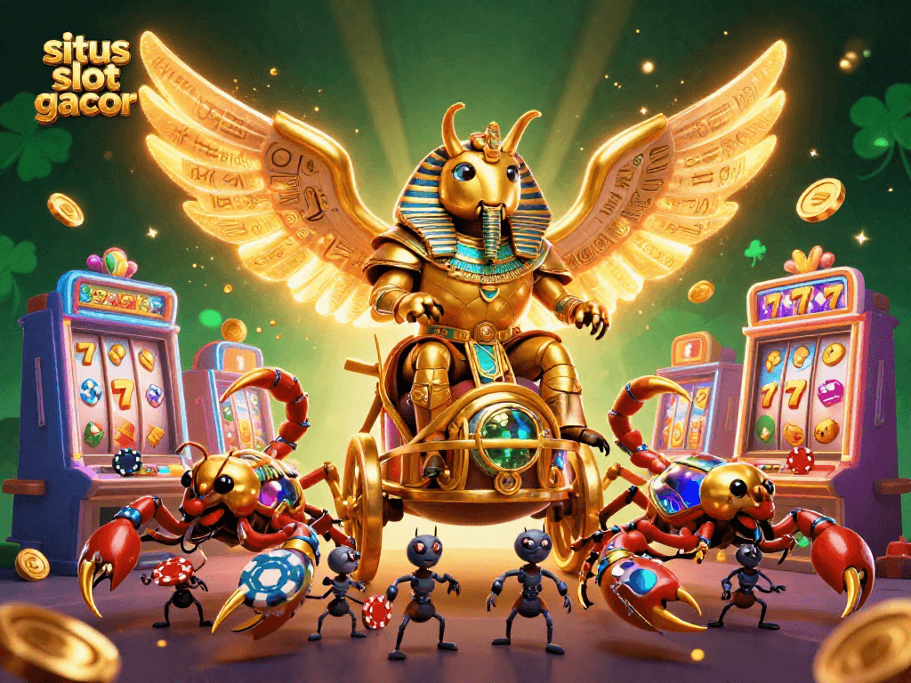 Experience the excitement of situs slot gacor with dynamic 3D casino characters and vibrant gaming elements.