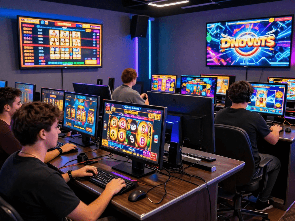 Pengguna tanganemas menikmati pengalaman bermain slot online dengan antusias di lingkungan permainan digital.