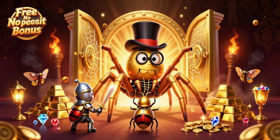 Experience the excitement of Free No Deposit Bonus offers with a vibrant casino scene featuring captivating characters.