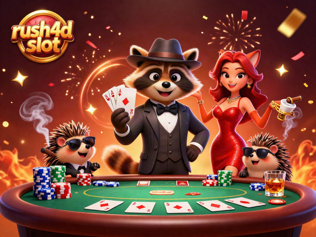 Mainkan rush4d slot sambil menikmati tindakan kasino dengan karakter kasual dan detail yang menakjubkan.