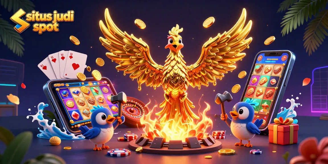 Momen seru bermain situs judi slot dengan phoenix emas dan elemen slot memikat, membawa keberuntungan hingga jackpot.
