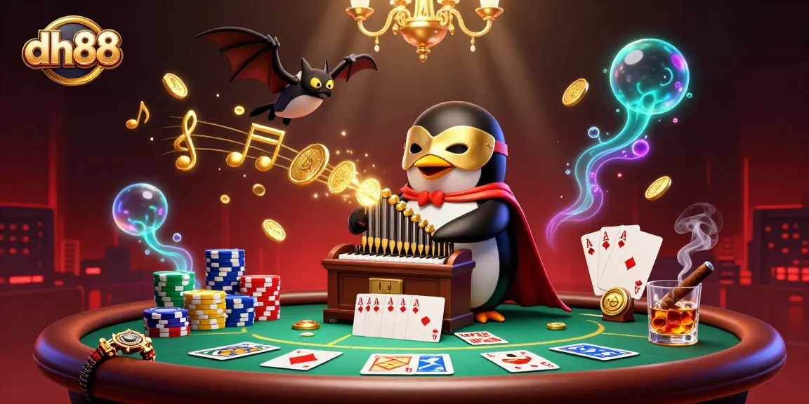 Experience thrilling fun at dh88 with cartoon characters in a vibrant casino atmosphere.