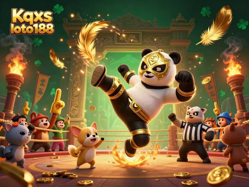 Experience exciting Kqxs loto188 action with animated characters and vibrant casino elements.