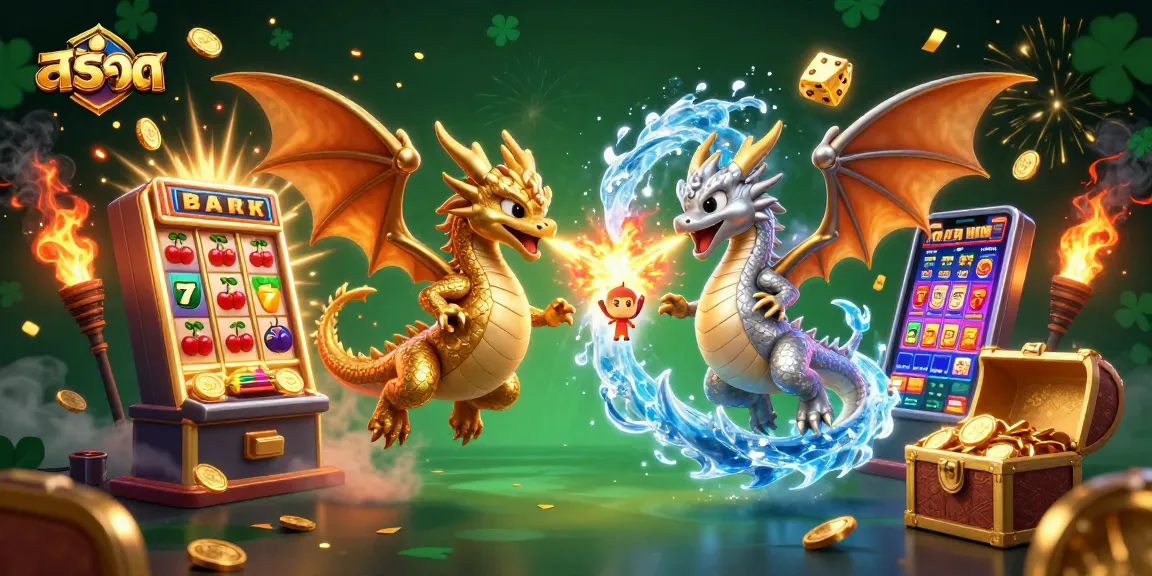 เกมสล็อตที่น่าตื่นเต้นร่วมกับมังกรและเครื่องสล็อตที่ระเบิดด้วยเงิน