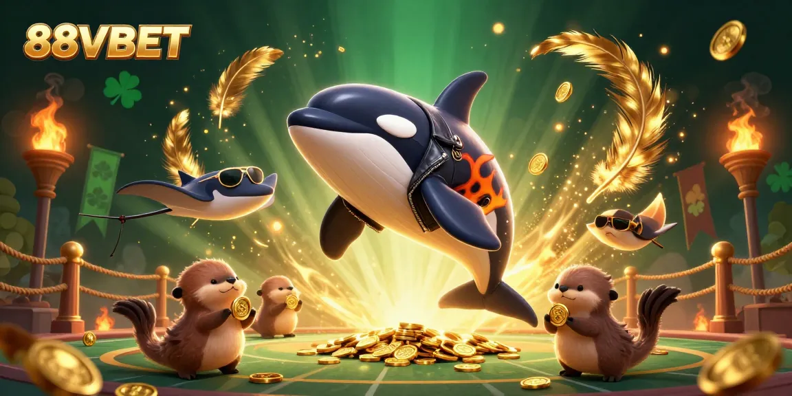 Win big with 88VBET in this vibrant online casino scene featuring engaging sea creatures!