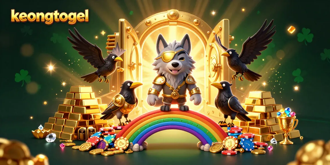 Join the excitement at keongtogel as the Odin wolf guards a treasure vault bursting with riches.