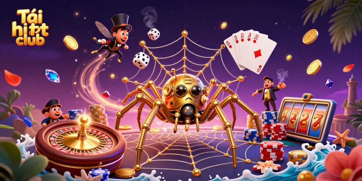 Tải hit club to enjoy an exciting gaming experience with vibrant characters and casino elements.