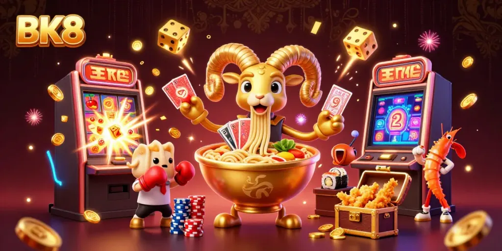 Experience the vibrant BK8 casino world with playful characters and dazzling jackpots.