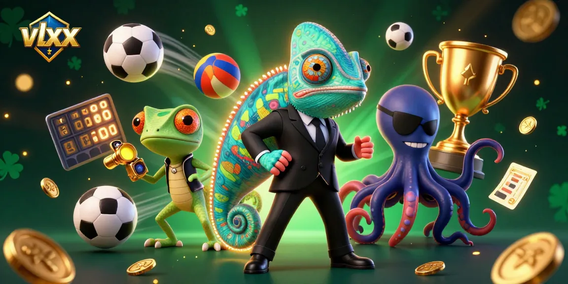 Bet on exciting sports with vlxx featuring a colorful chameleon agent and dynamic game elements.