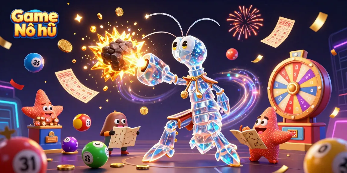 Experience the excitement of Game Nổ hũ with vibrant colors and dynamic casino elements.