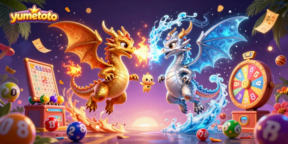 Engage with yumetoto's thrilling gambling experience featuring dynamic dragons and vibrant lottery elements.