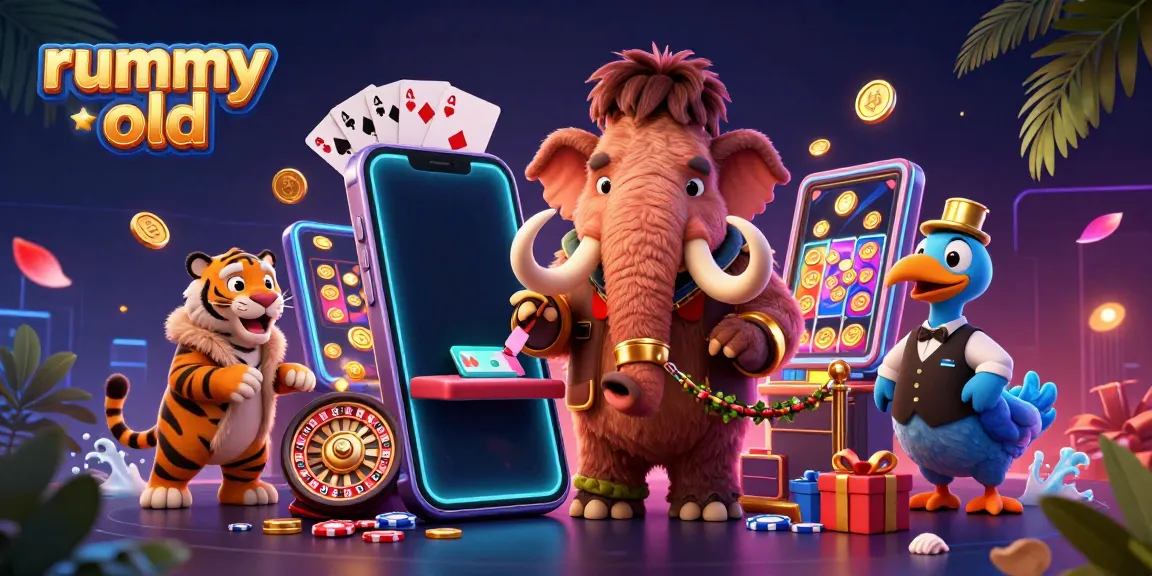 Rummy old, mammoth bouncer, VIP tiger, dan burung dodo menyambut pemain di kasino virtual.
