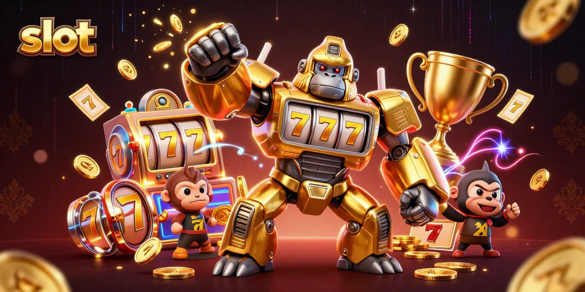 Menghadirkan slot berkualitas tinggi dengan karakter gorila emas dan elemen permainan menarik dalam desain 3D.