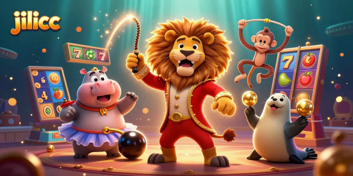 Experience the excitement of jilicc with vibrant casino elements and animated characters in action.