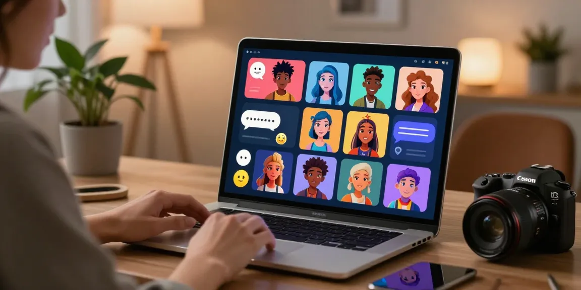 Engaging with ai nsfw chat characters in a vibrant home office setting, showcasing interactive features and creative designs.