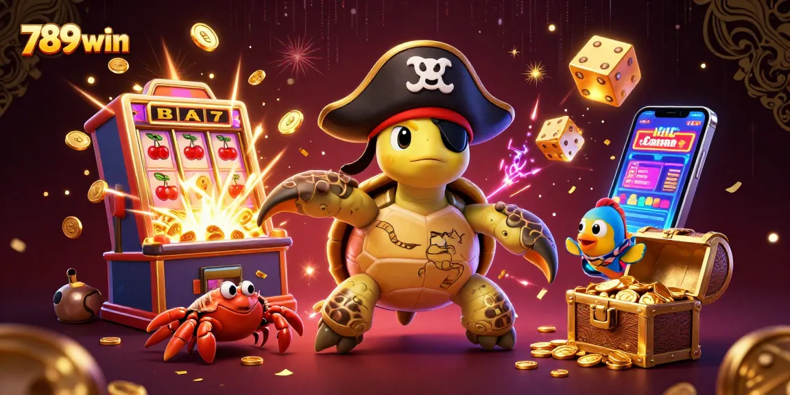 Engage in thrilling games and explore 789win’s vibrant casino adventure with animated characters and exciting elements.