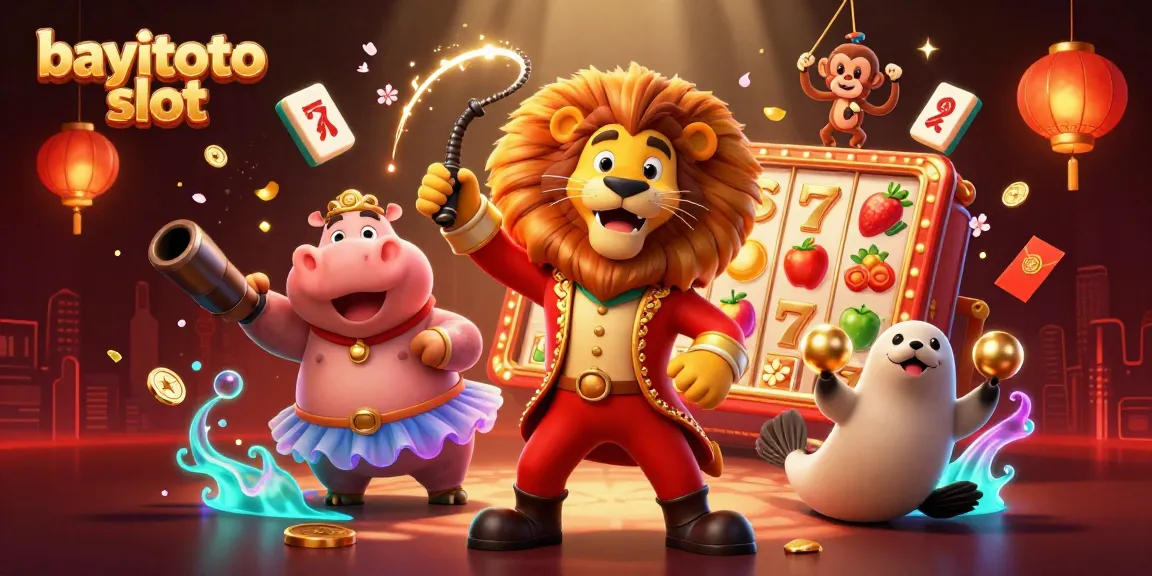 Experience excitement at bayitoto slot with colorful characters and vibrant casino elements!