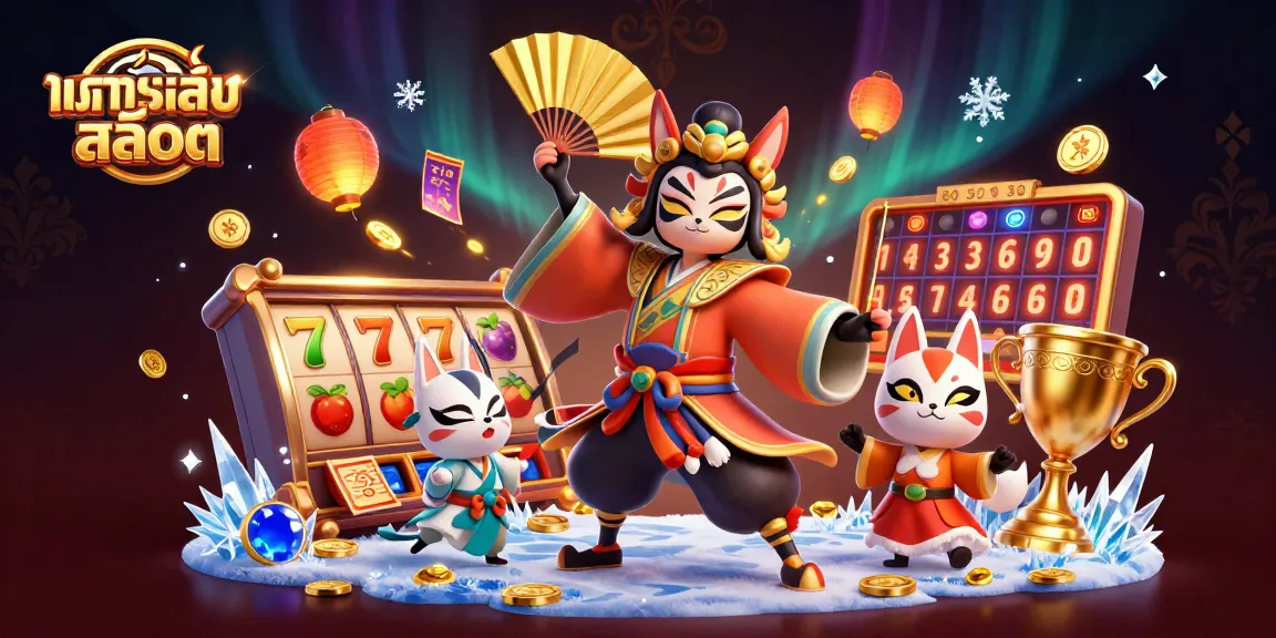 Mencoba bermain ทดลองเล่นสล็อต dengan karakter dalam ilustrasi 3D yang kaya dan dinamis, menampilkan petualangan slot yang menarik.
