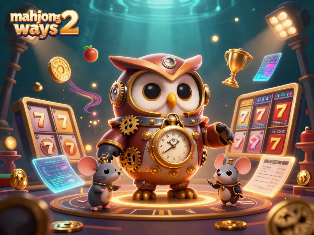 Experience the excitement of Mahjong Ways 2 with this vibrant 3D illustration featuring engaging casino elements.
