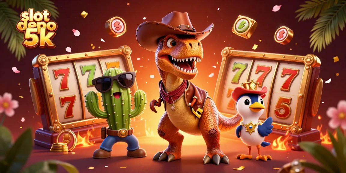 Players enjoy the thrill of slot depo 5k with vibrant characters and dynamic casino elements.