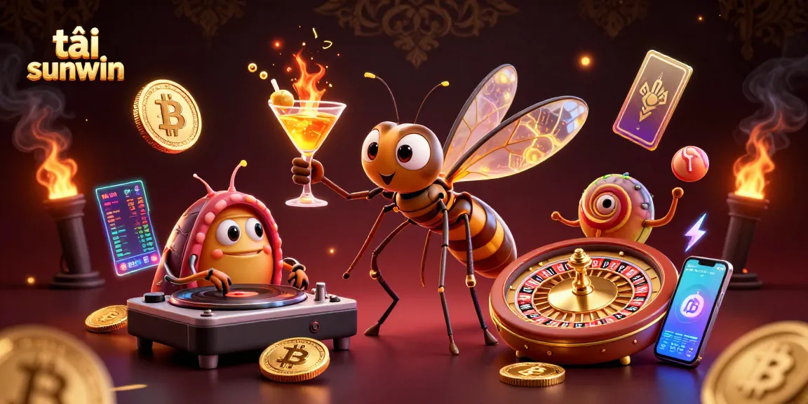 Experience the thrill with tải sunwin as a vibrant casino world comes alive with engaging characters and gleaming crypto elements.