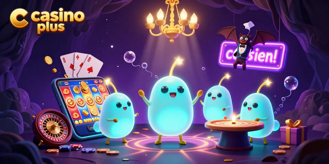 Experience vibrant casino plus action with glowing wizards lighting up the game table.