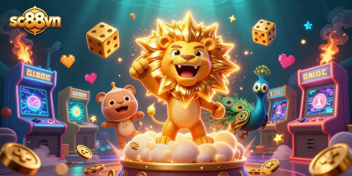 Enhance your casino experience with sc88vn's dynamic gaming elements and vibrant 3D-themed graphics.
